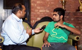 Qaiser Chohan Captains Pakistan National Cricket Team Babar Azam Interview.Photo-2 (4)
