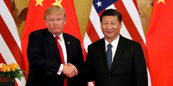 trump and chinise presidneet
