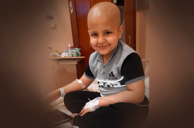 Saudi kid fight with cancer