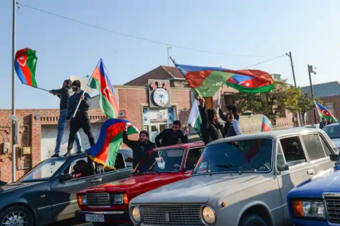 Azerbaijanis celebrate Karabakh deal