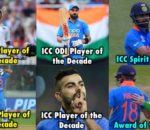pakistan ignored in ICC Awards of the Decade