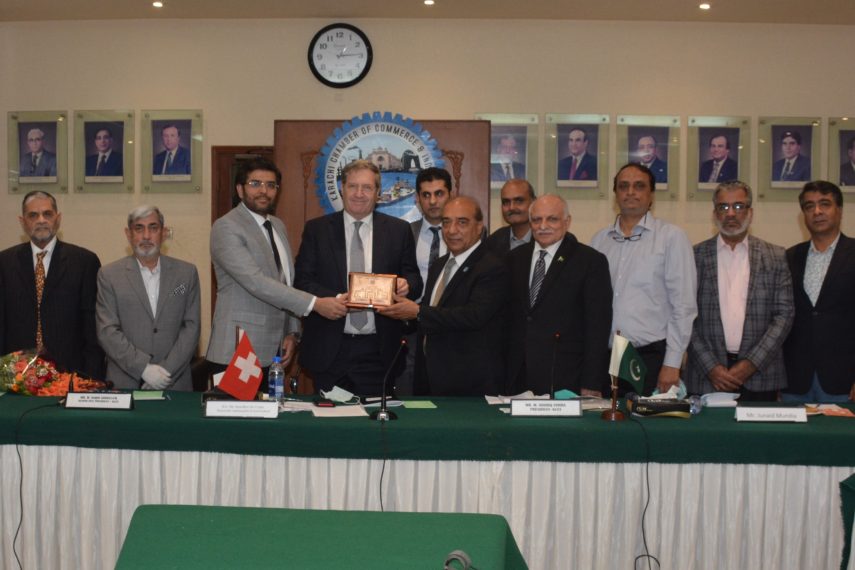 Pakistan needs to focus on improving exports to Switzerland: Envoy