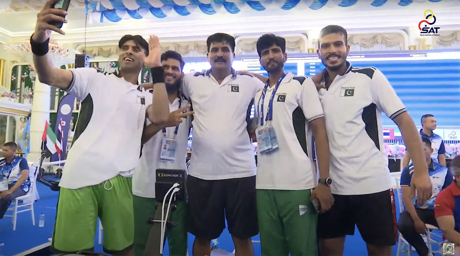 pakistani rowing team in thailand